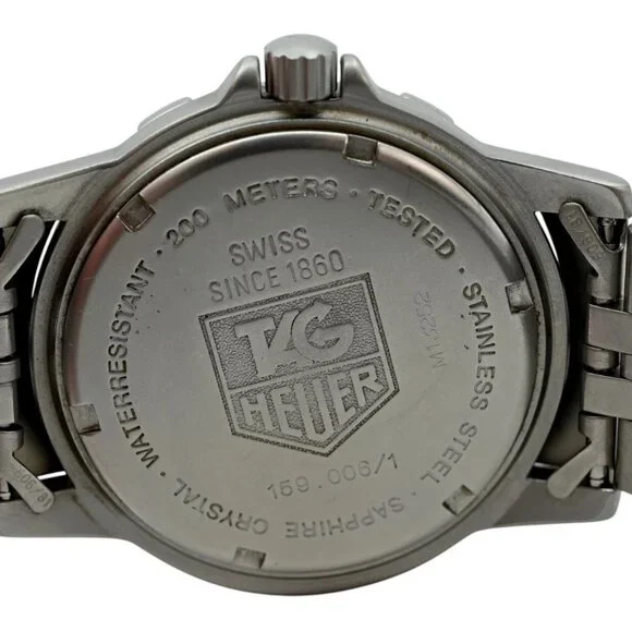 Tag Heuer 40mm Men's Professional 1500 Series GMT Jumbo Watch! Ref: 159.006/1!